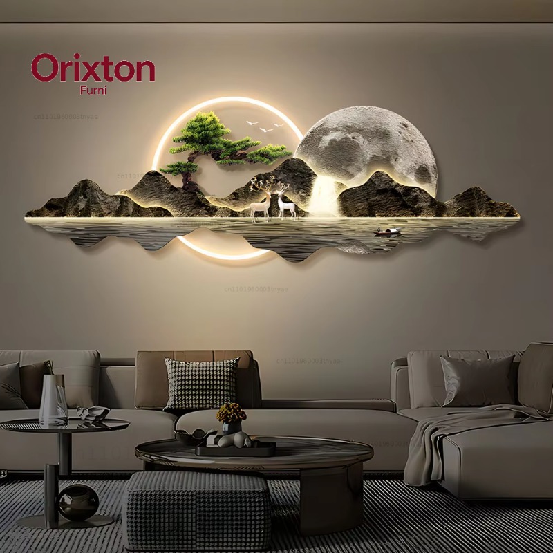 Home Decor Lighting Wholesale - Wholesale Home LED Illuminated Wall Art