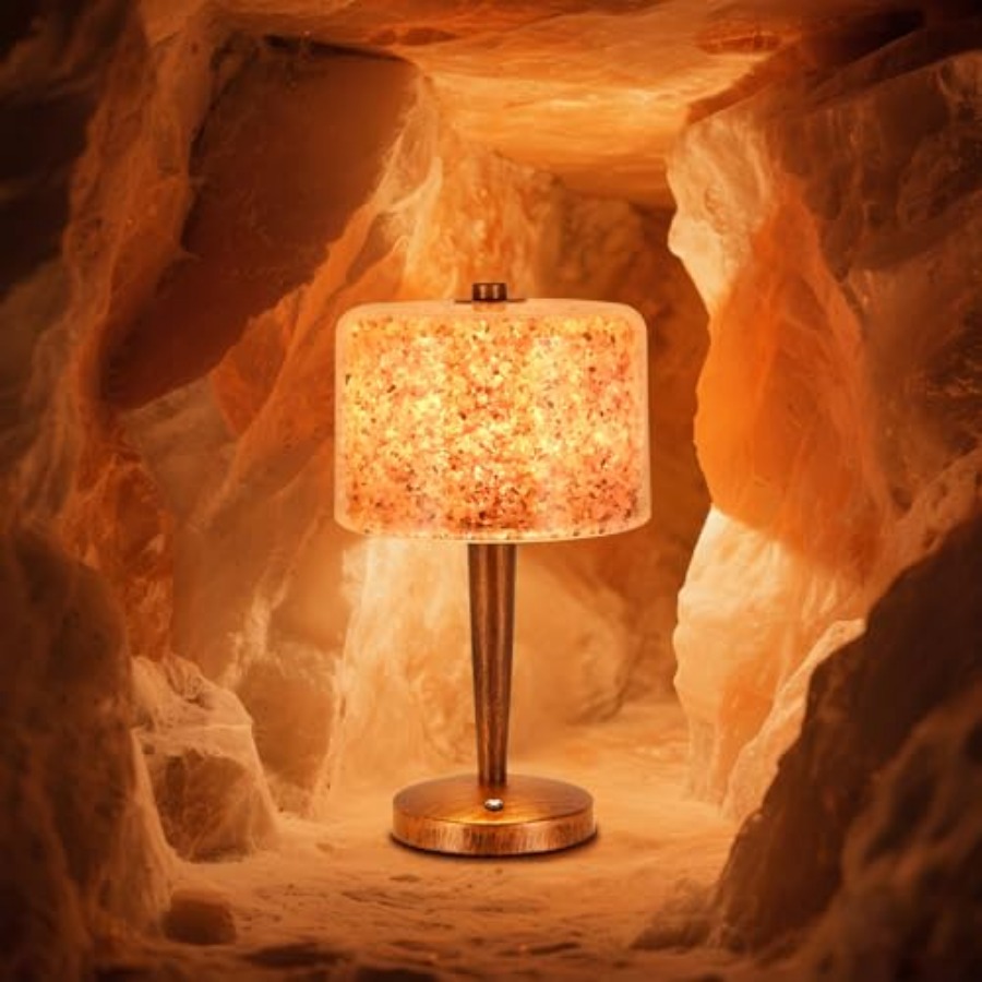 Salt lamp with Touch dimmer Co - Himalayan Salt Lamp ulasan dan harga