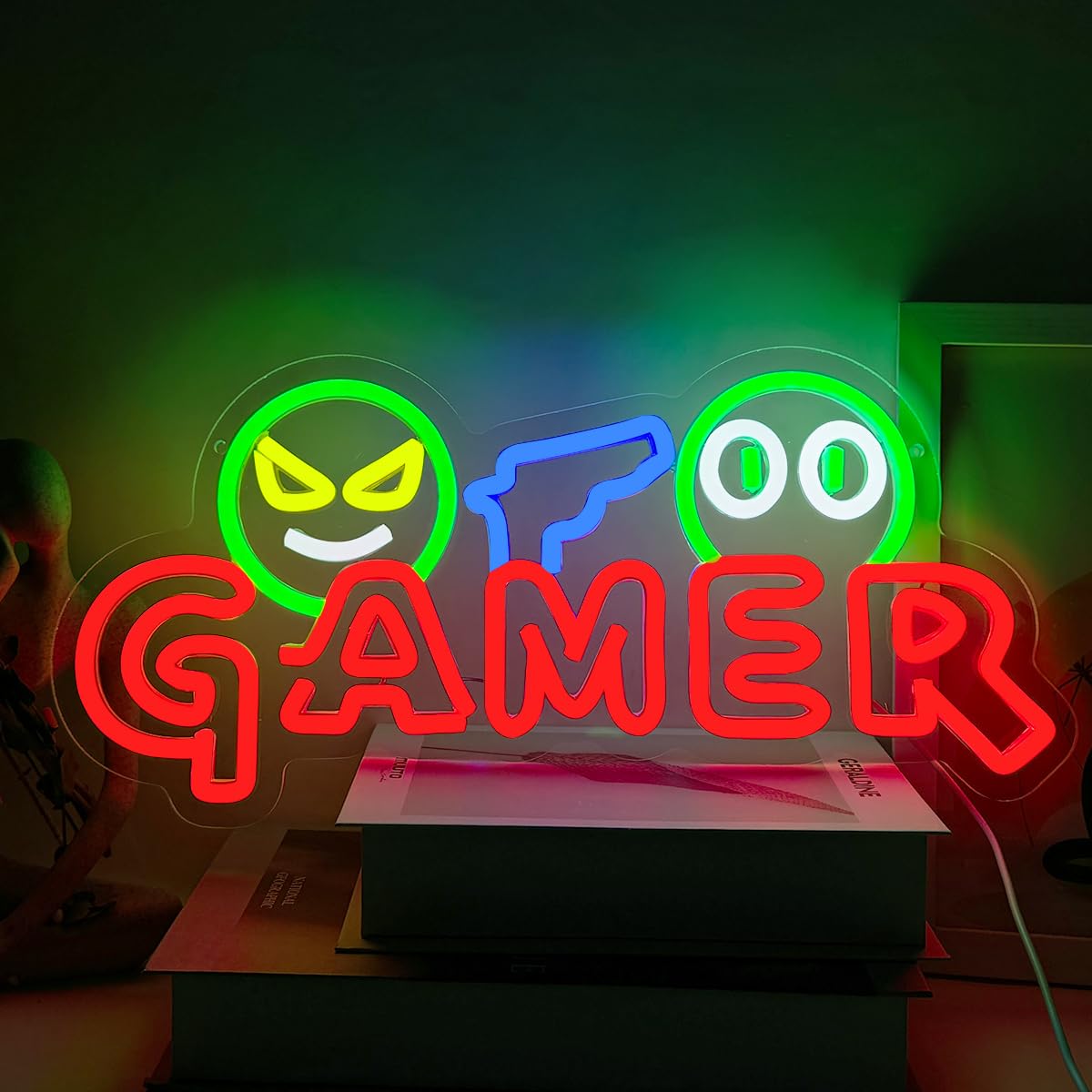 Gamer Neon Sign LED Wall Light - Lighting Decor Wedding ulasan dan harga