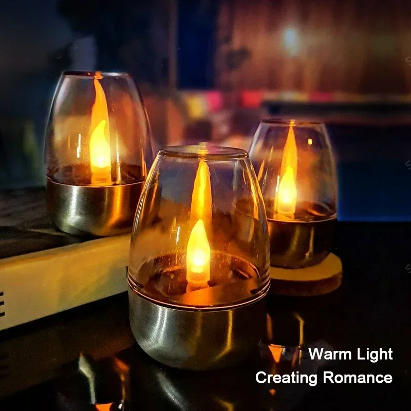 LED Solar Candles Light Flamel - Outdoor Lighting Wedding Decor ulasan dan harga