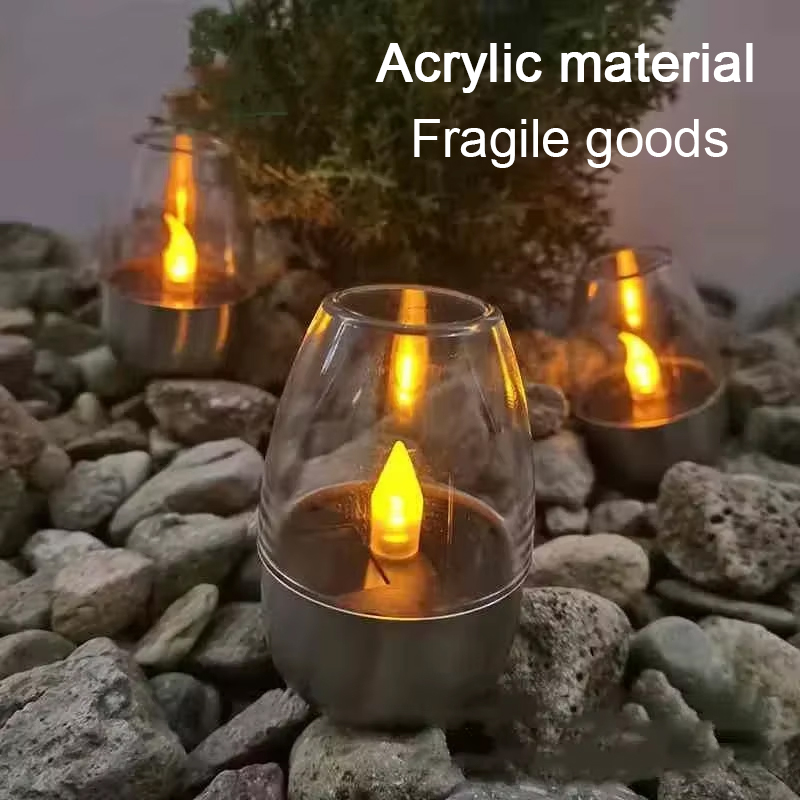 LED Solar Candles Light Flamel - Outdoor Lighting Wedding Decor ulasan dan harga