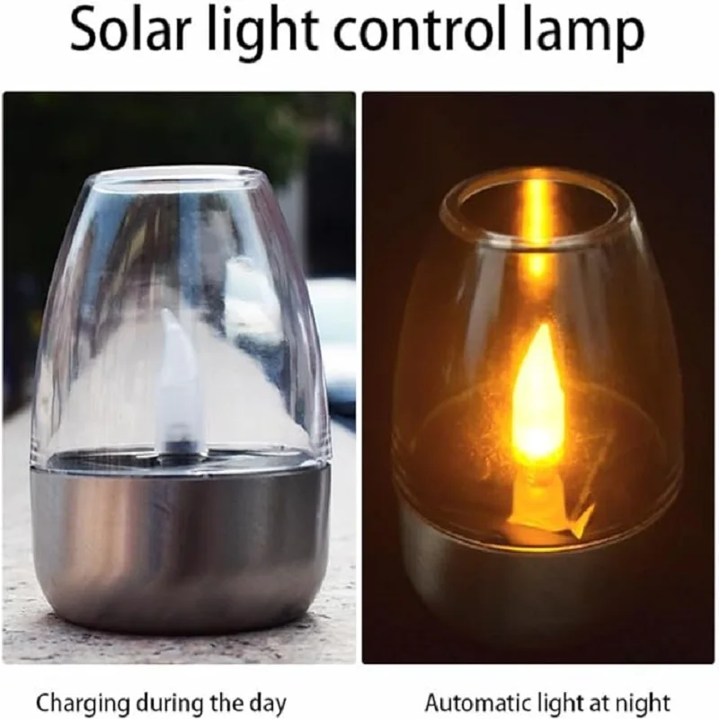 Solar Powered Flameless Candle - Outdoor Lighting Wedding Decor ulasan dan harga