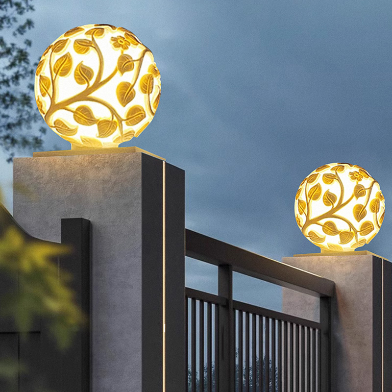 Outdoor column lights solar LE - Garden Lighting Decor ulasan dan harga