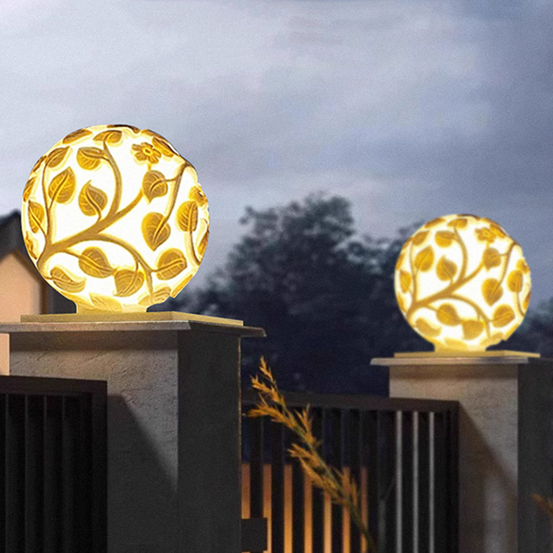 Outdoor column lights solar LE - Garden Lighting Decor ulasan dan harga