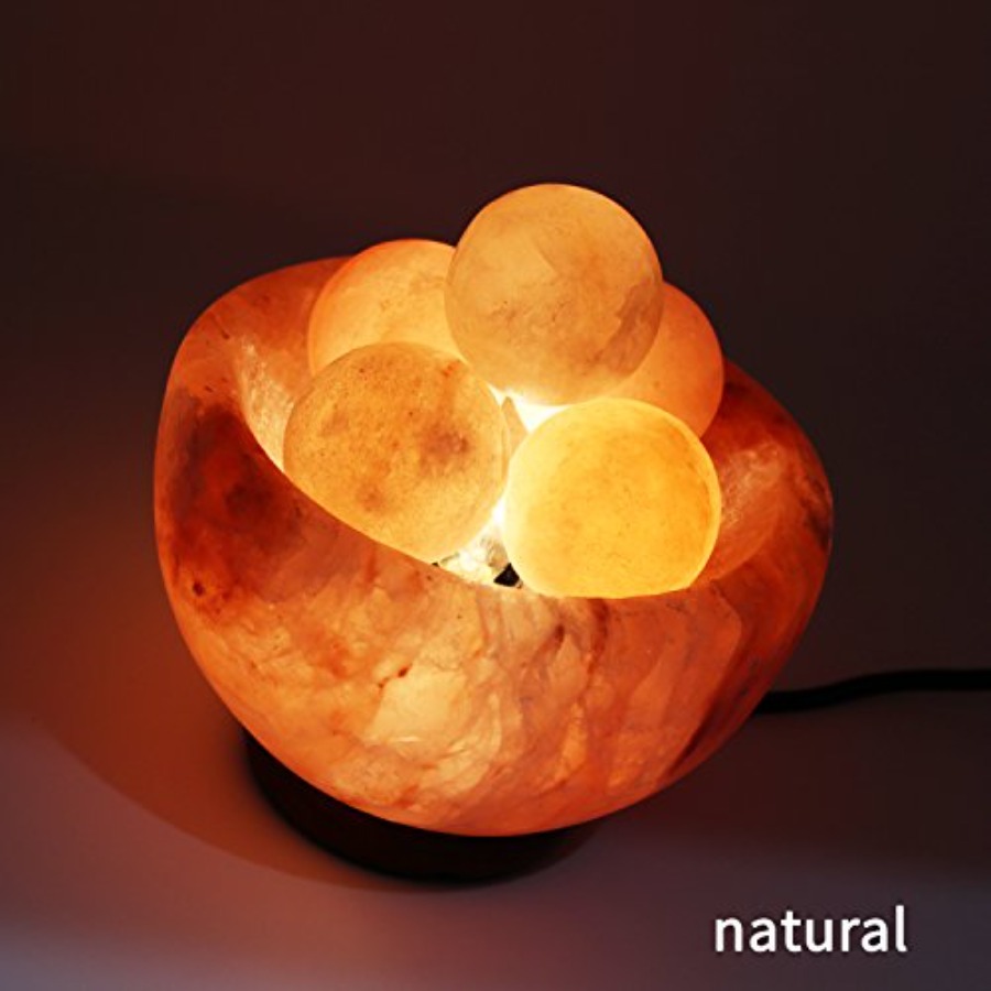 Himalayan Salt Lamp with 6 Him - Himalayan Salt Lamp ulasan dan harga