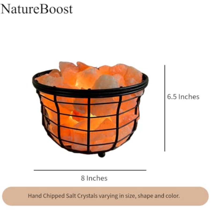 NB Himalayan Pink Salt Metal L - Himalayan Salt Lamp ulasan dan harga