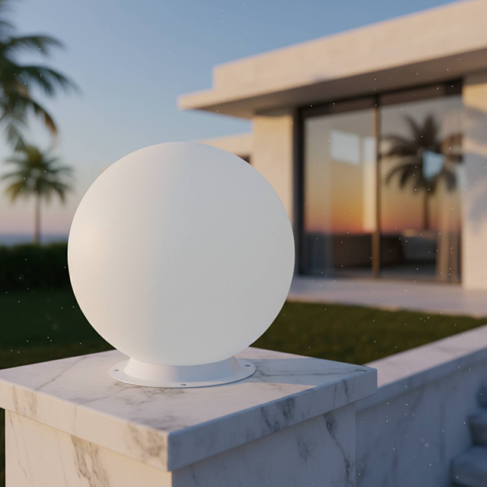 Solar Post Cap Light Dusk to D - Garden Lighting Decor ulasan dan harga
