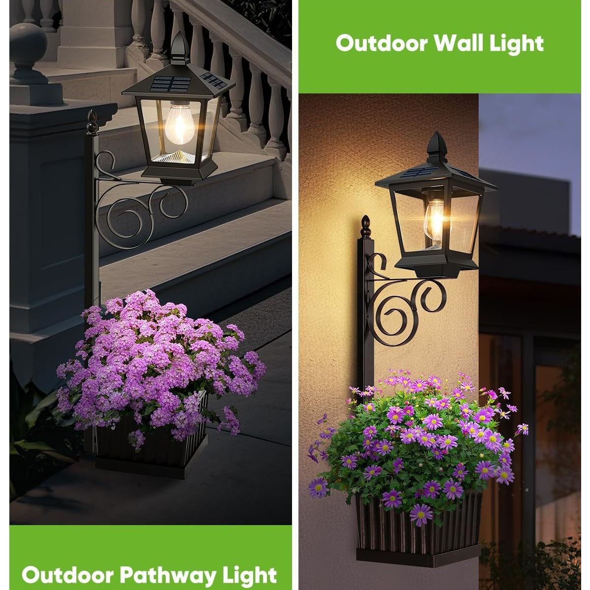 2 in 1 Solar Planter Lamp Wate - Garden Lighting Decor ulasan dan harga