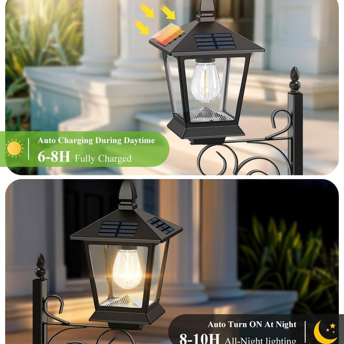 2 in 1 Solar Planter Lamp Wate - Garden Lighting Decor ulasan dan harga