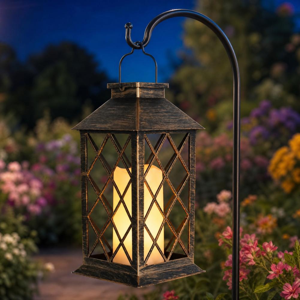 Retro Solar Lantern, Outdoor S - Garden Lighting Decor ulasan dan harga