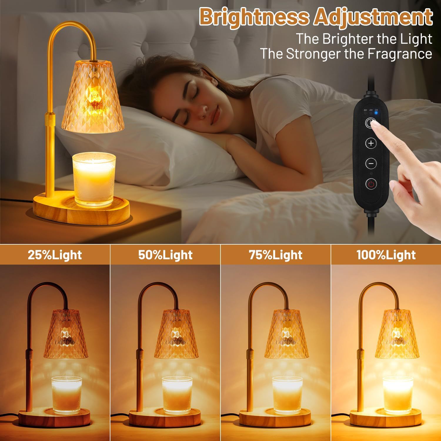 Flameless Wax Melt Warmer Lamp - Lighting Decor Living Room ulasan dan harga