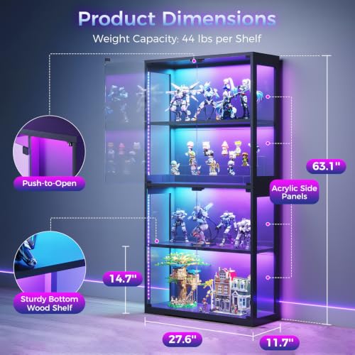 Display Case with Glass Doors  - Lighting & Home Decor Studio Photos ulasan dan harga