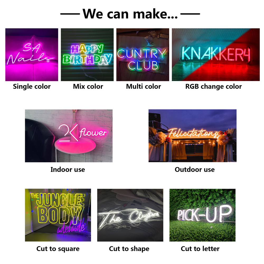 Customizable Neon LED Light Si - Lighting Decor Wedding ulasan dan harga