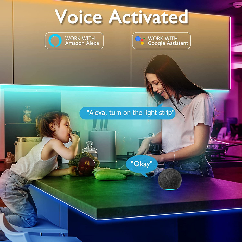 Tuya WiFi,Bluetooth,Remote Con - Decor Lighting Uk ulasan dan harga