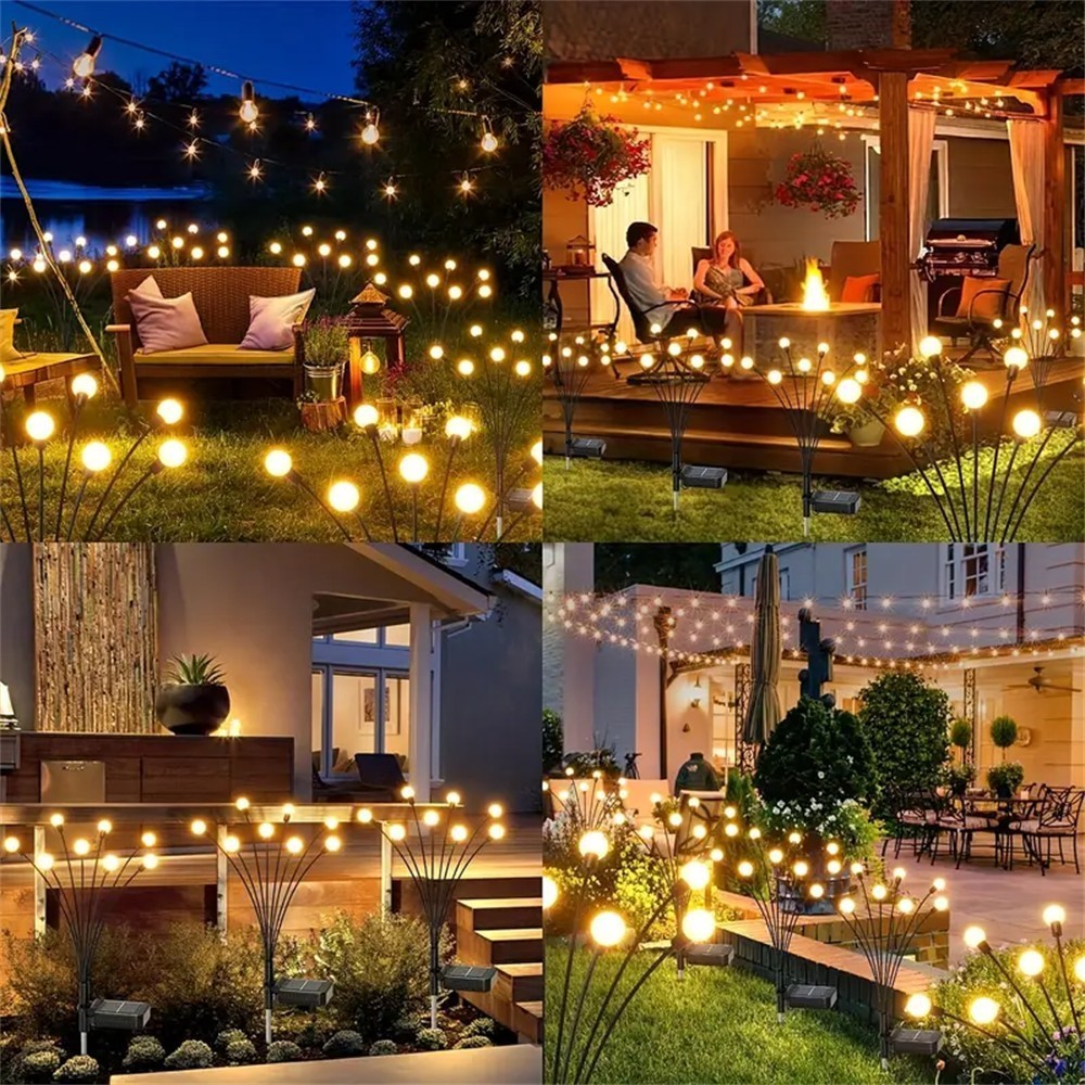 Outdoor Solar Firefly Lights,6 - Outdoor Lighting Wedding Decor ulasan dan harga