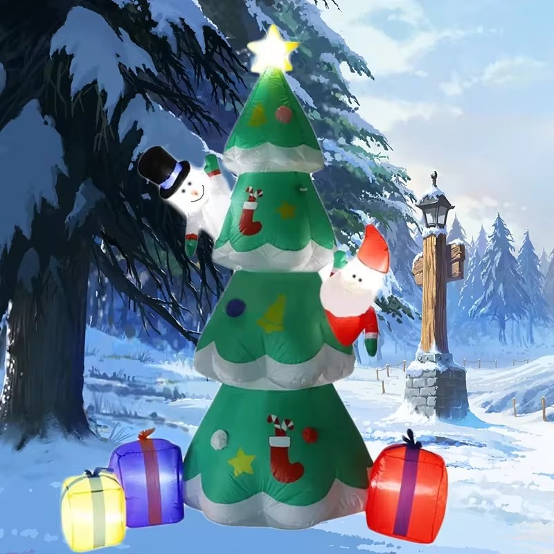 For 7FT Christmas Tree Inflata - Decor Lighting Uk ulasan dan harga