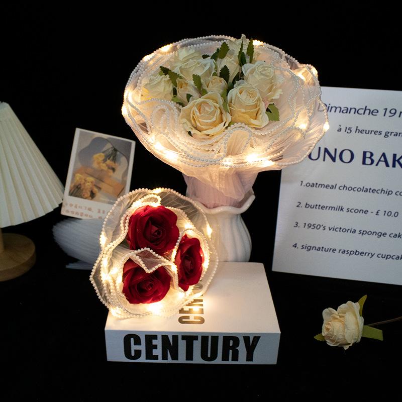 LED Flower Wrapping Paper With - Lighting Decoration For Wedding ulasan dan harga
