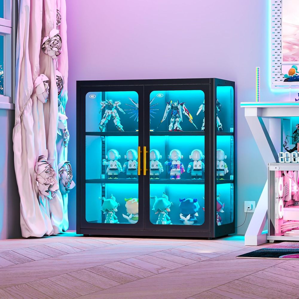 34 Tall Glass Door Display Cab - Lighting & Home Decor Studio Photos ulasan dan harga